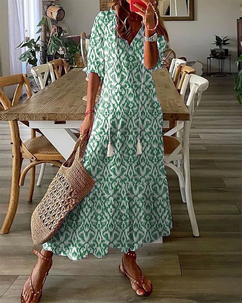 LUNA | MIDDEN BOHO STIJL JURK ZONDER MOEITE