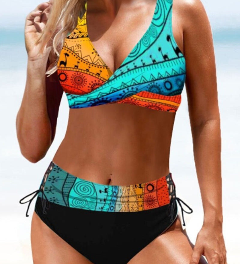 Eva - Kleurrijke en Vrolijke Bikini