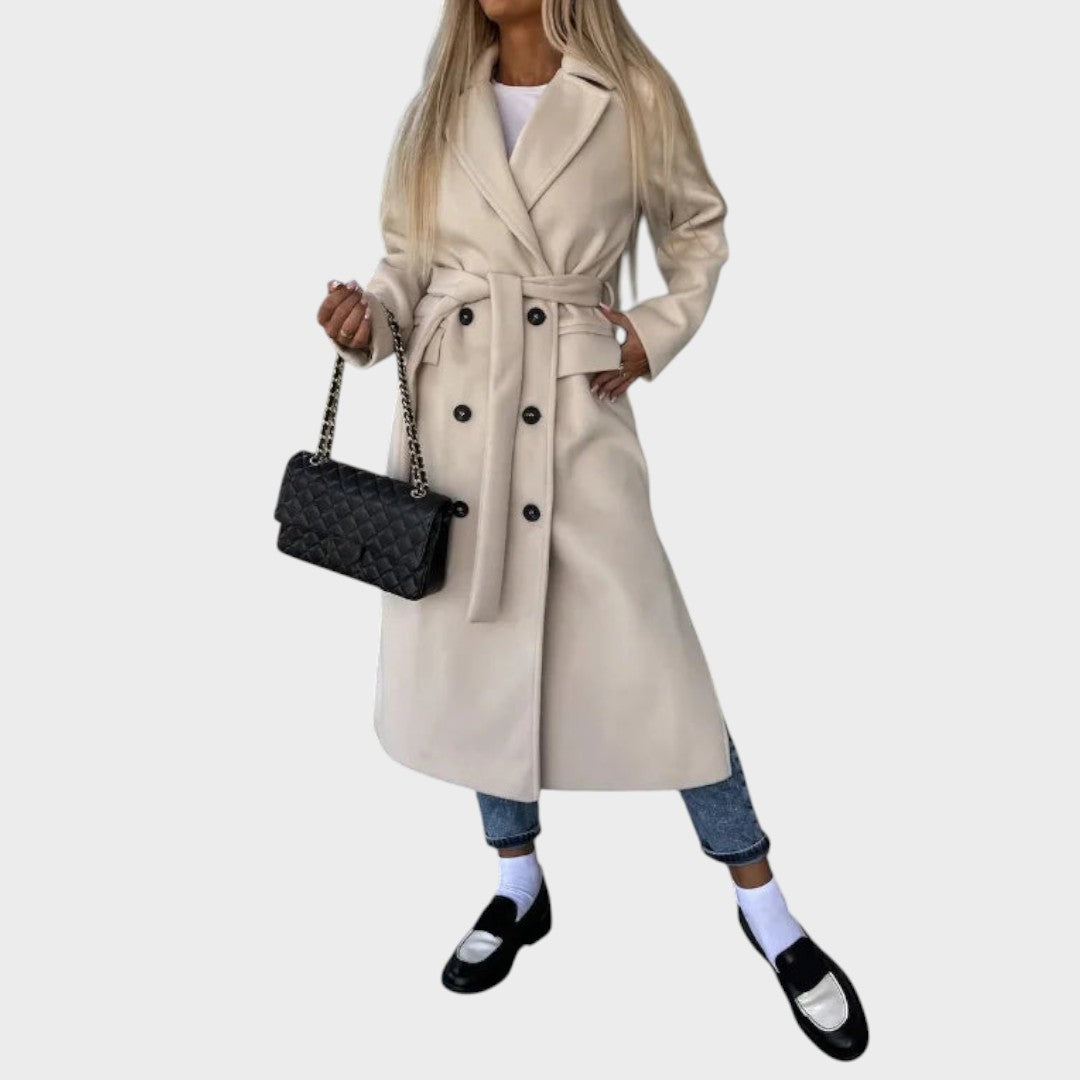 Ginette | Revers- en Knopenmantel