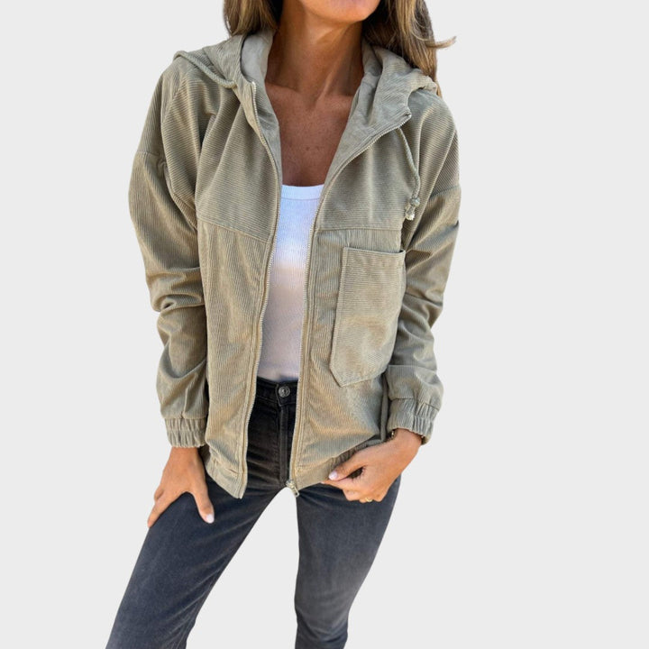 Éloïse | Corduroy Hoodie Jacket