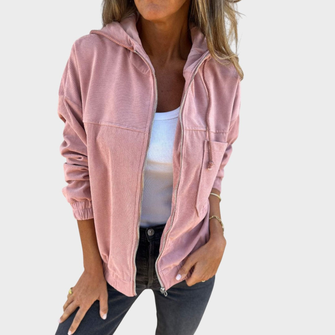 Éloïse | Corduroy jas met capuchon