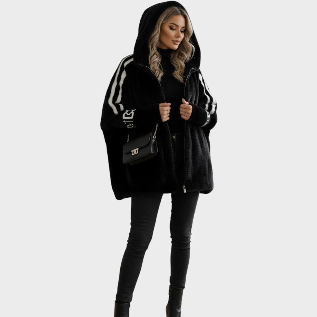 Béatrix | Elegante Leren Mantel