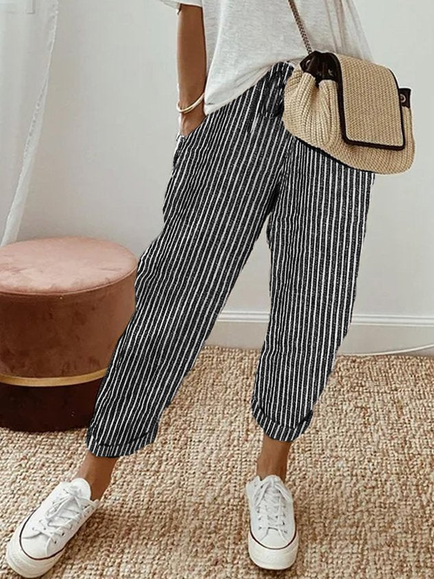 Elegante Comfortabele Vloeiende Broek