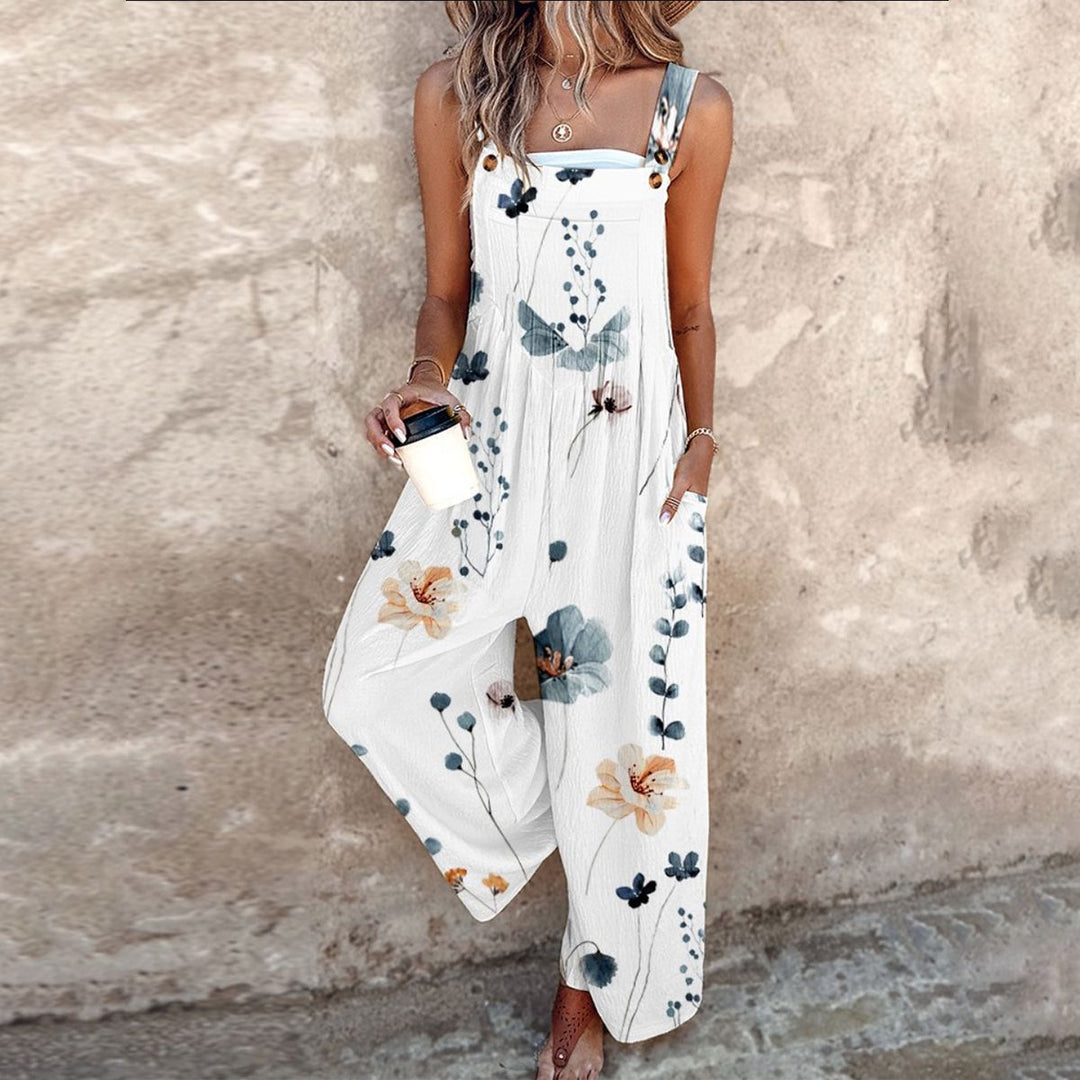 Comfortabele gedrukte overall