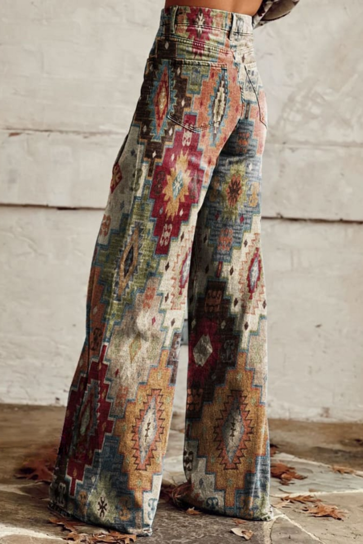 Juliette | Zachte Geprinte Broek