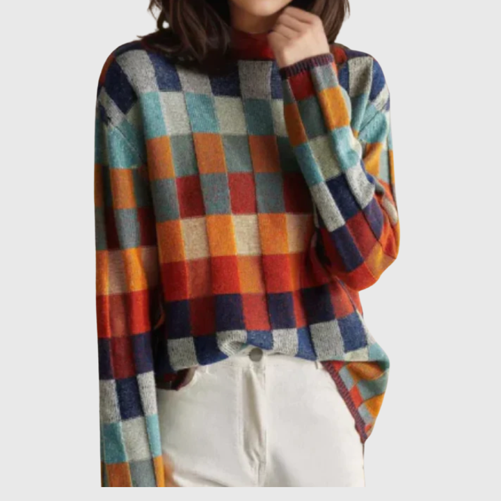 Françoise | Comfortabele retro trui