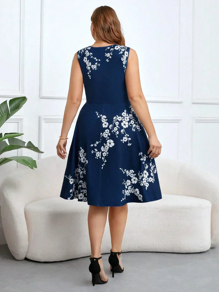 Danica - Bloemenjurk met Wikkelstijl