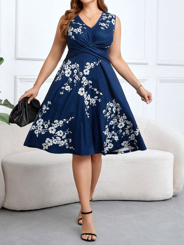 Danica - Bloemenjurk met Wikkelstijl