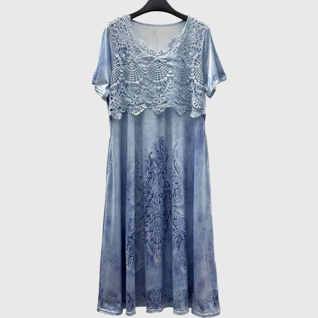 INDIGO | ELEGANTE MIDI BLOEMENJURK