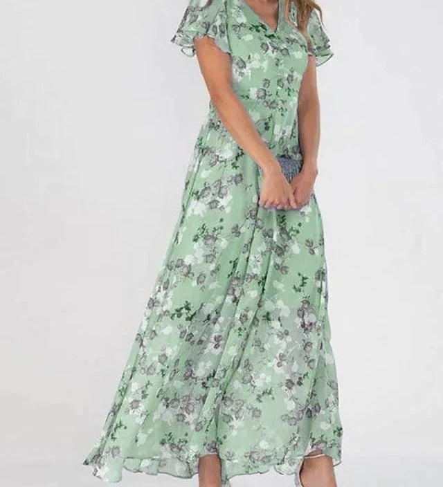 Zwaantje | Elegante, soepelvallende jurk met een flatterend effect