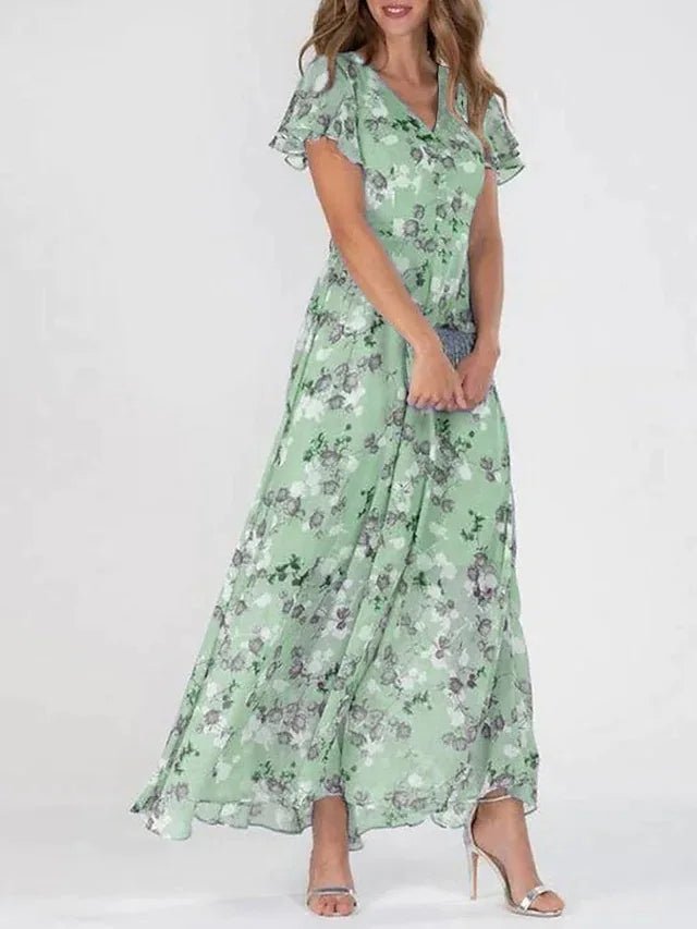 ZURI | ELEGANTE EN VLOEIENDE JURK MET SLANKMAKENDE EFFECT