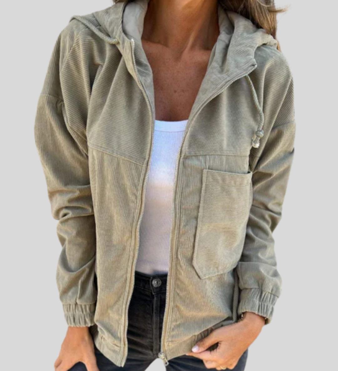 Mabel | Zacht gilet met rits