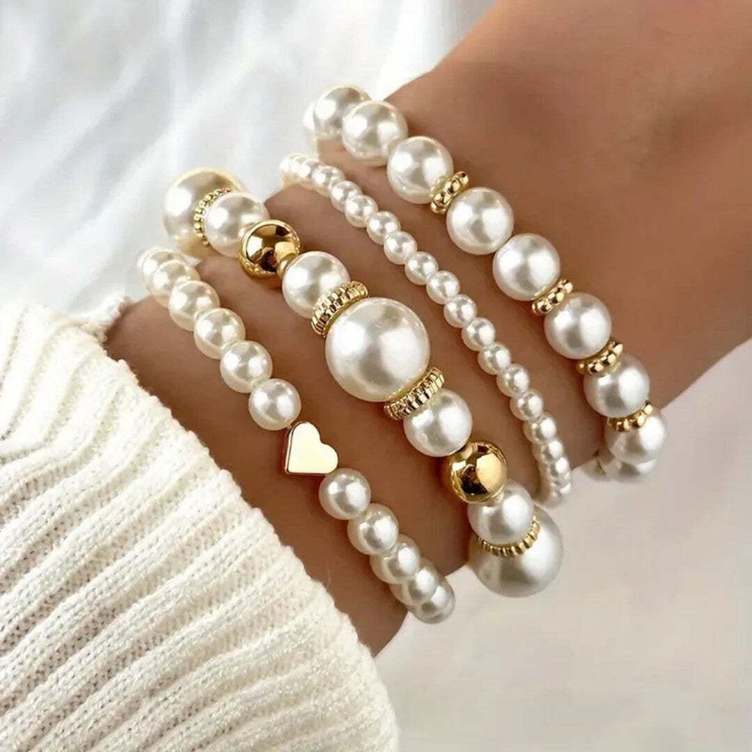 Exquise Parels Bracelet Set