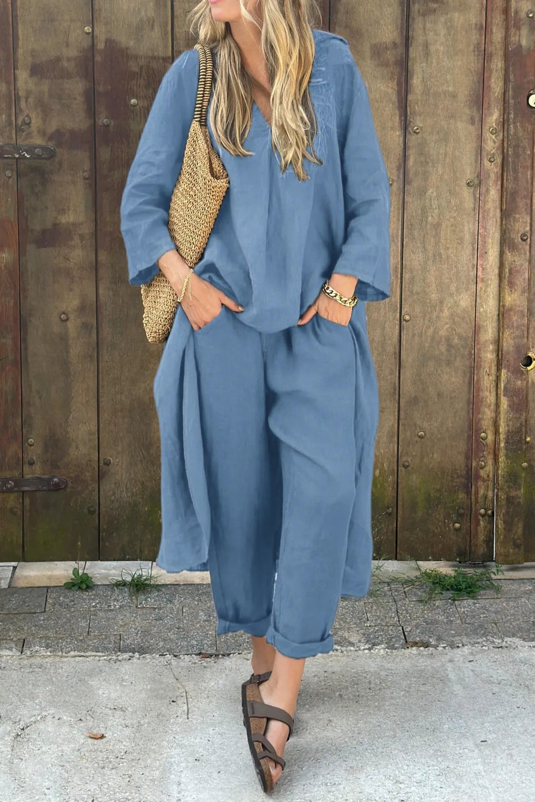 Vaelora - Elegante Drapé Set