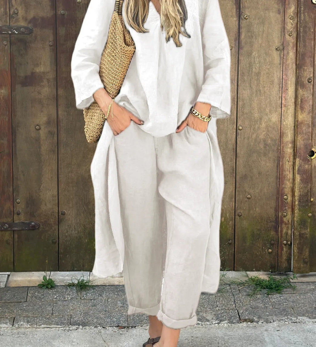 Veerle | Elegante gedrapeerde set