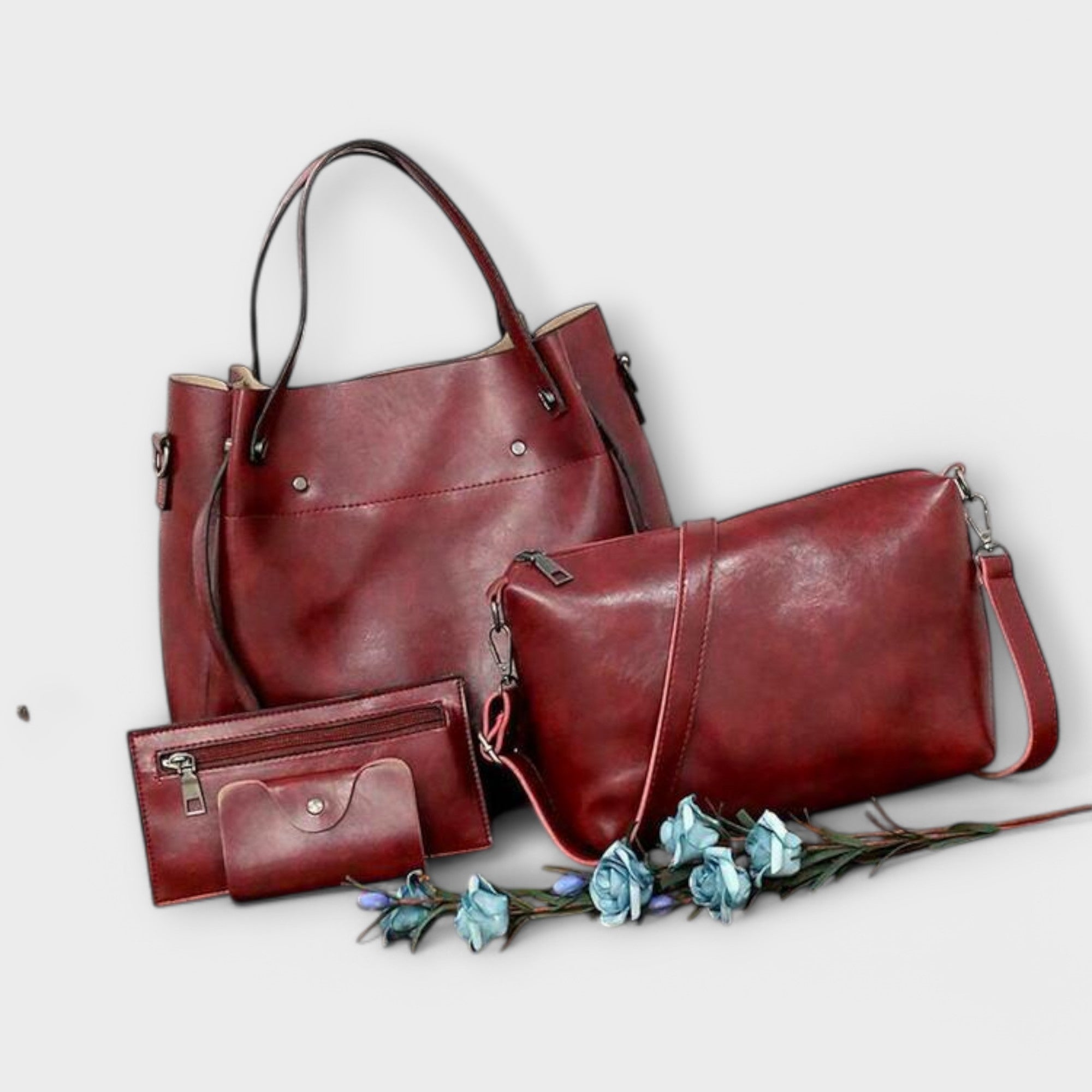 Alies | Vierdelige vintage tassenset