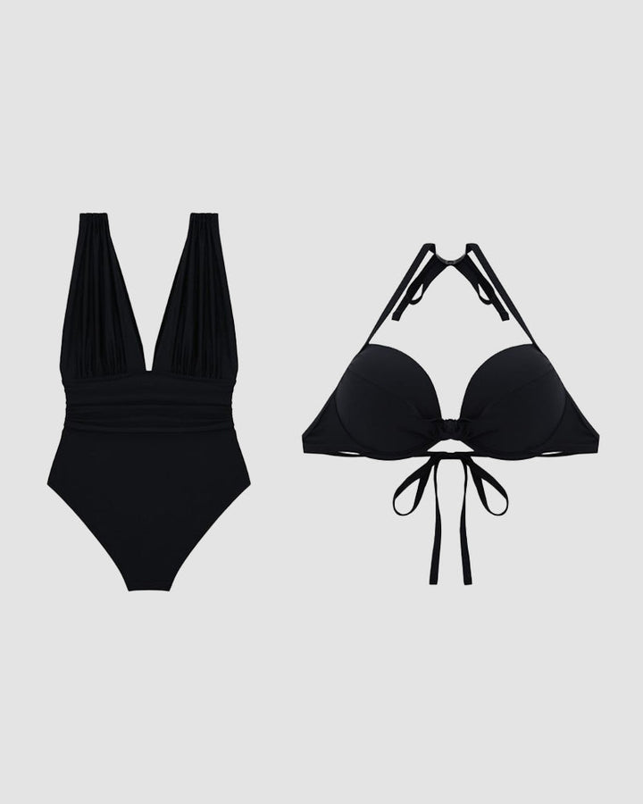 Luxe Sculpting Badpak met Diepe V-hals