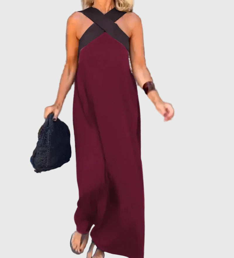 Elena | Maxi Jurk Vloeiend en Elegant