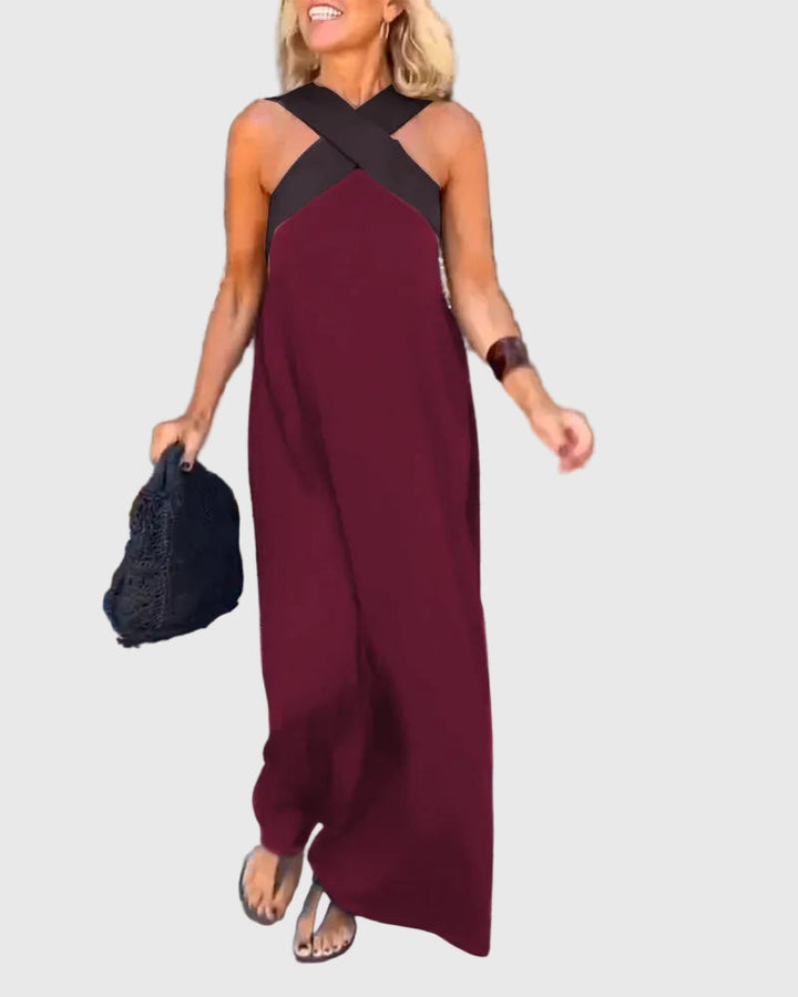 Elena | Maxi Jurk Vloeiend en Elegant