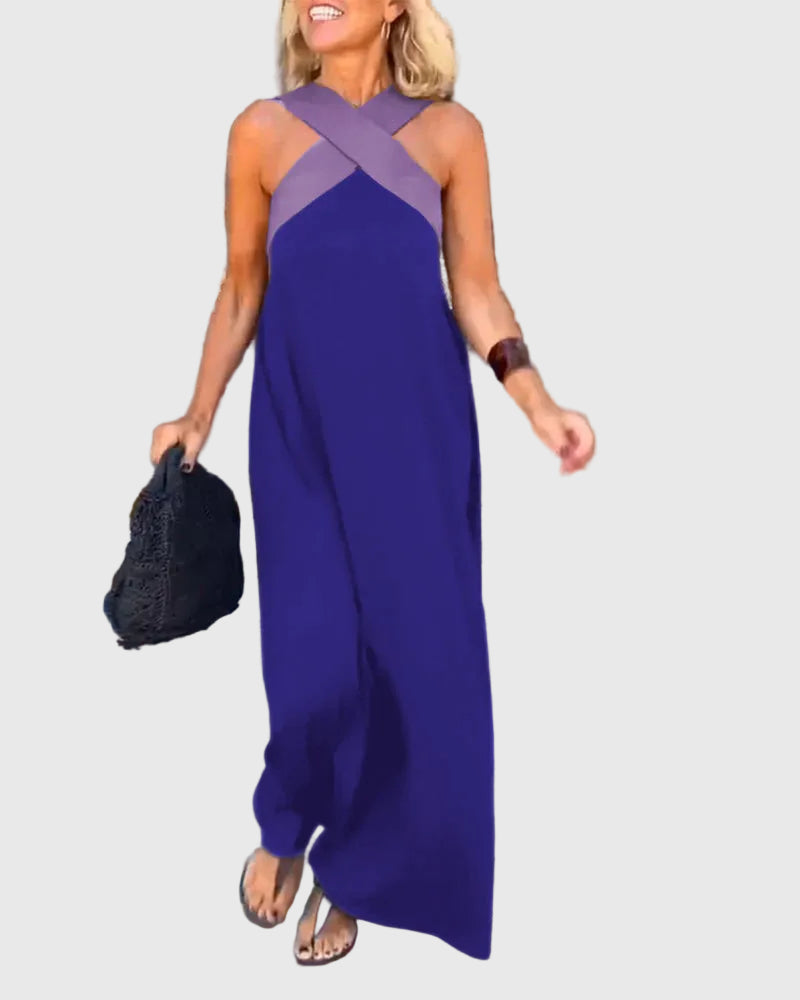 Elena | Maxi Jurk Vloeiend en Elegant