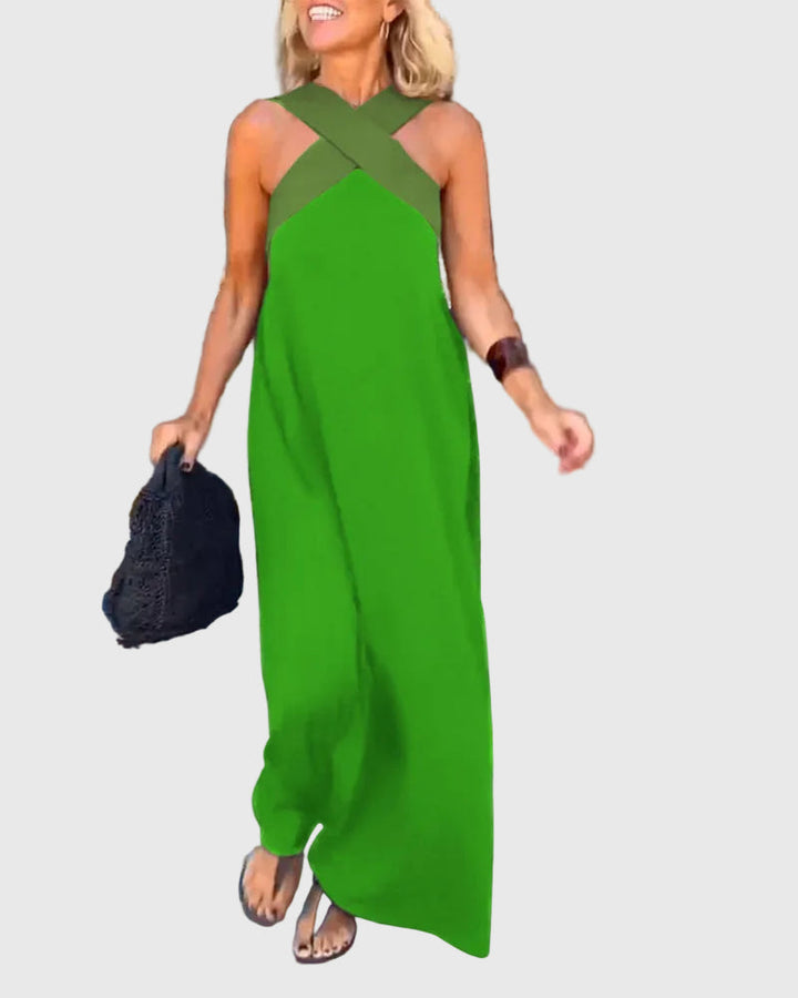 Elena | Maxi Jurk Vloeiend en Elegant