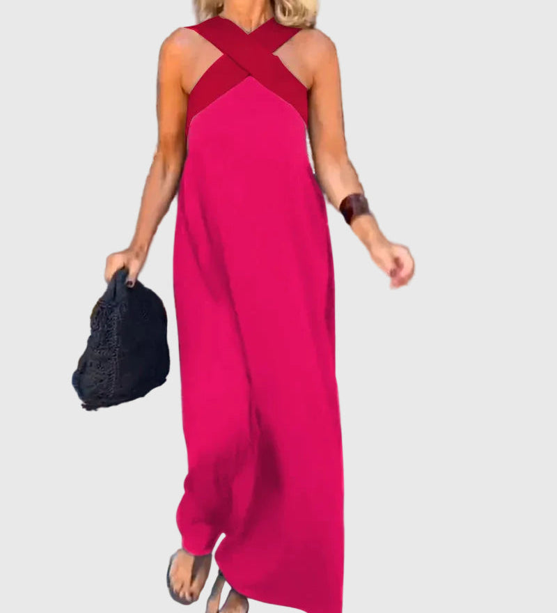Elena | Maxi Jurk Vloeiend en Elegant