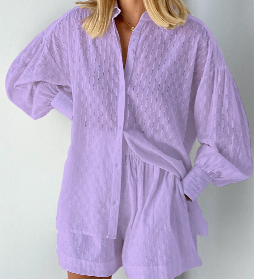 Elisabeth | Set van Blouse en Lichte Shorts
