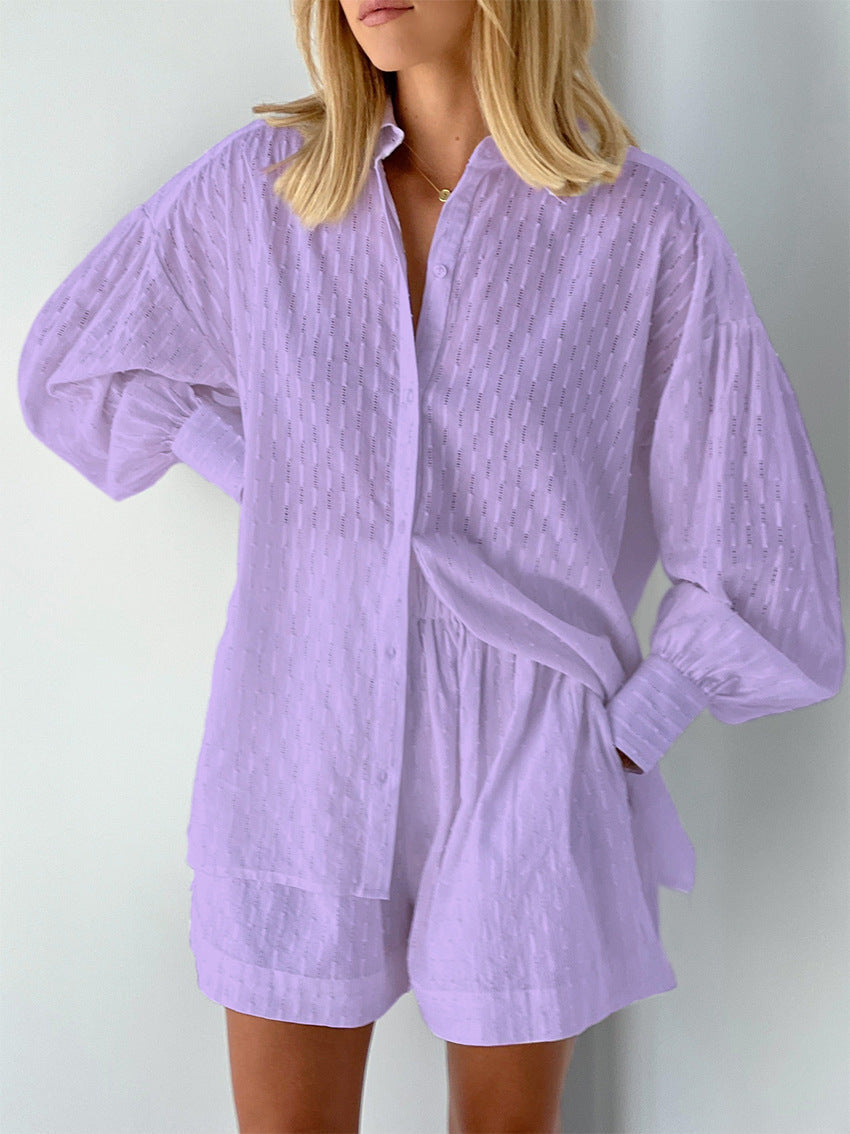 Elizabeth - Set van Blouse en Lichte Shorts
