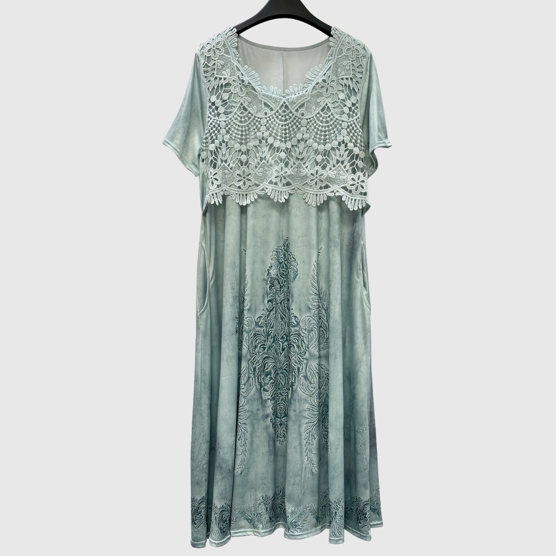 INDIGO | ELEGANTE MIDI BLOEMENJURK