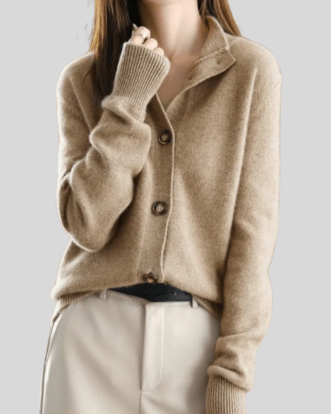 Claire | Retro Stijl Kasjmier Cardigan