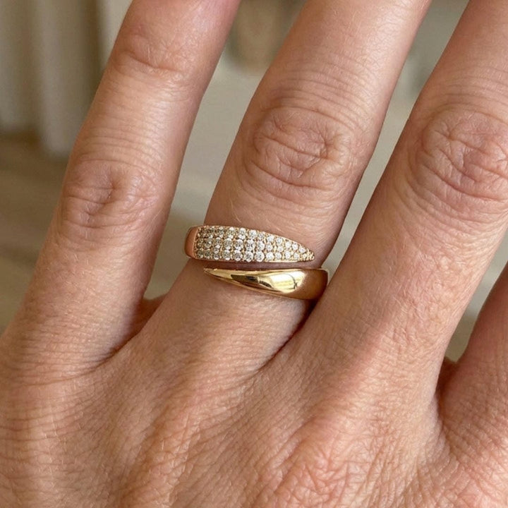 Strakke Crossover Wrap Ring