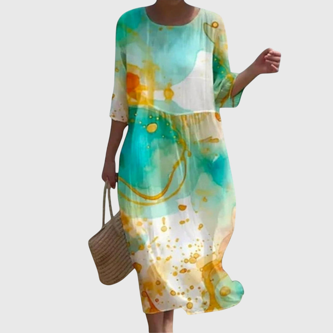 Hayley™ | Elegante Maxi Bloemenjurk