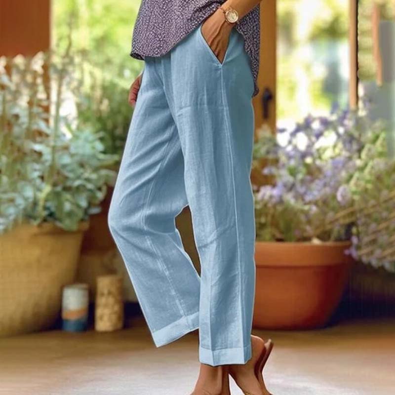 Veerle | Losvallende klassieke broek