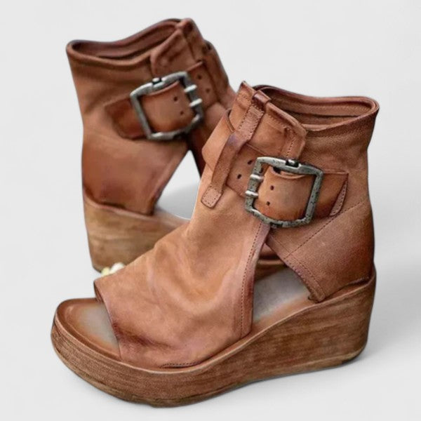 Karline - Klassieke Wedge Sandalen