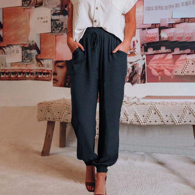 Kaeli – Elegante Joggingbroeken met Touw