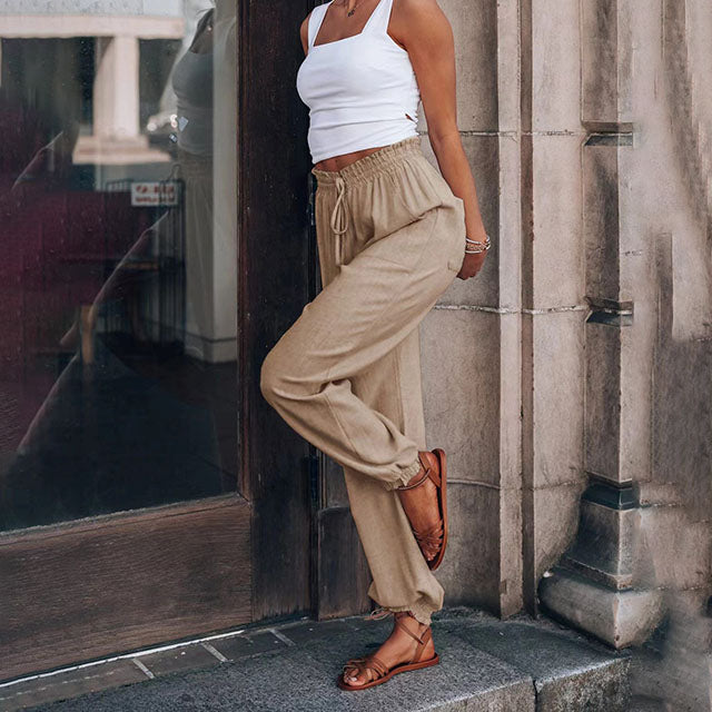 Kaeli – Elegante Joggingbroeken met Touw