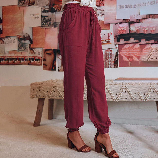 Kaeli – Elegante Joggingbroeken met Touw