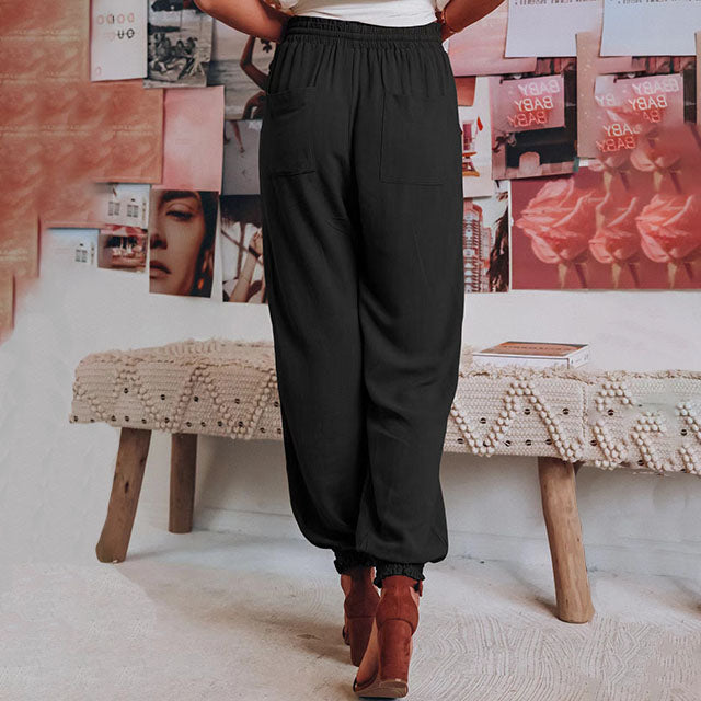 Kaeli – Elegante Joggingbroeken met Touw