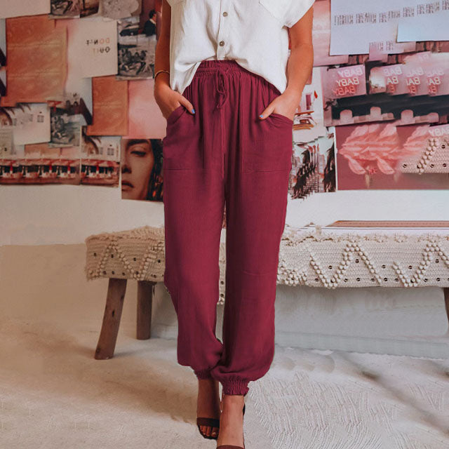 Kaeli – Elegante Joggingbroeken met Touw