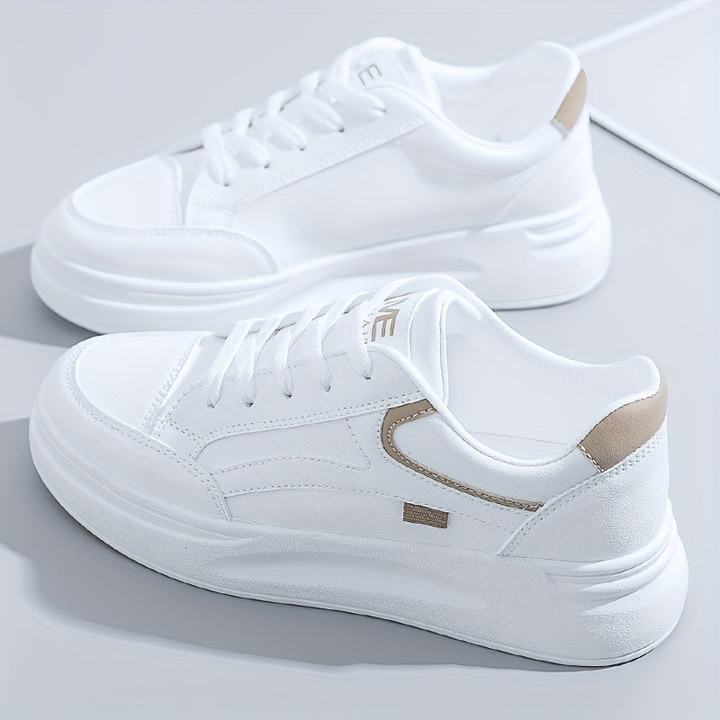 Chique witte sneakers met licht comfort