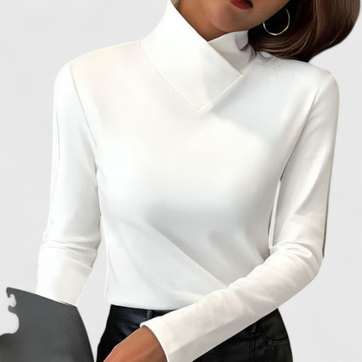 Clair | Elegante Trui met Hoge Hals