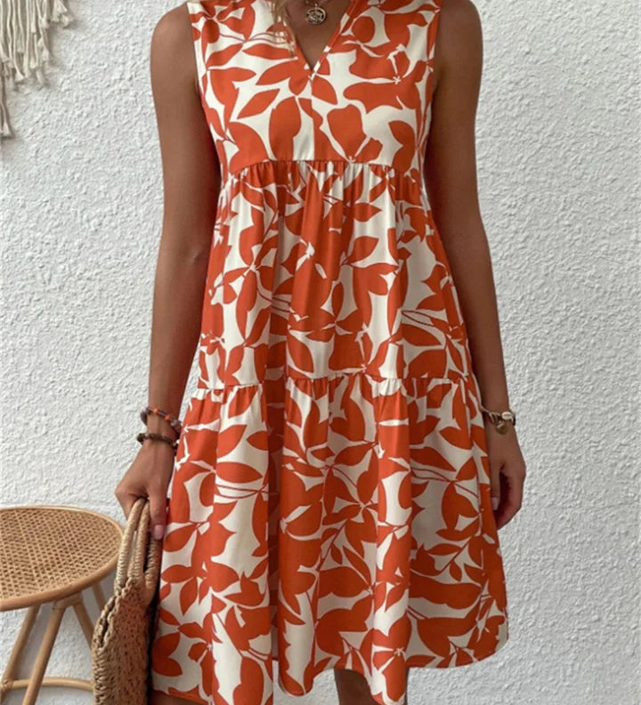 Thea | Soepelvallende midijurk