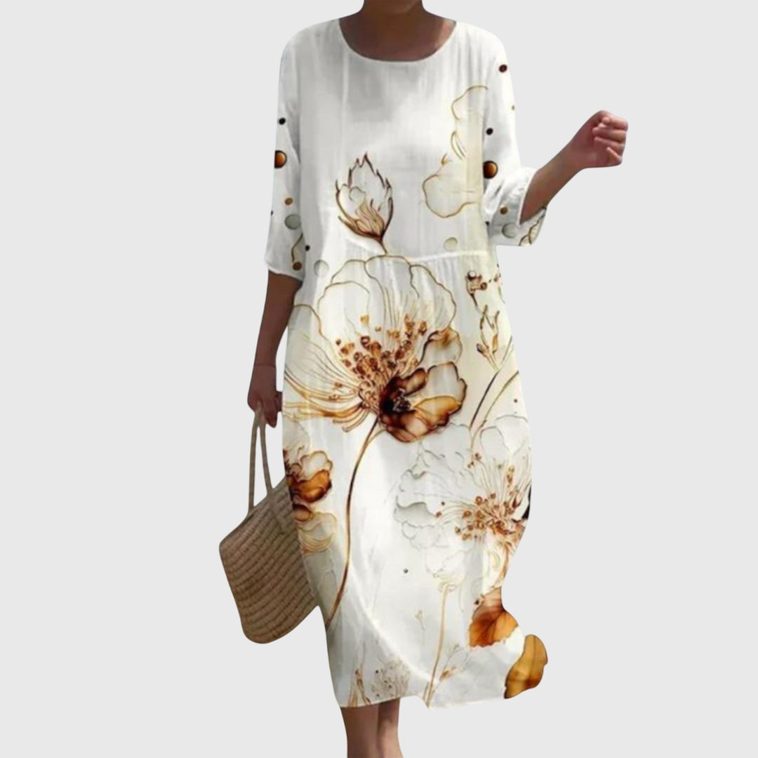 Hayley™ | Elegante Maxi Bloemenjurk