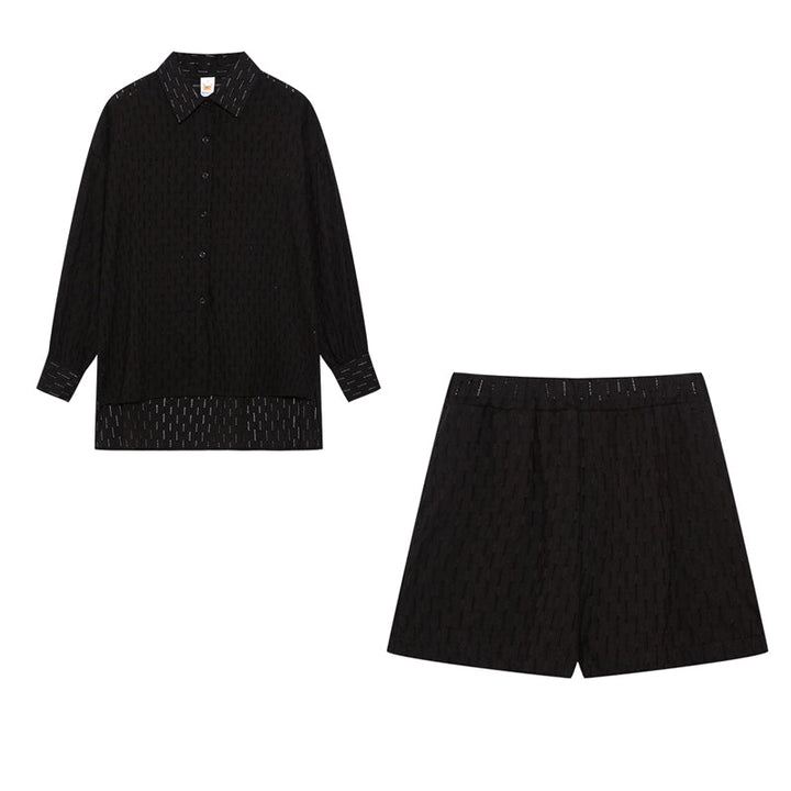 Elizabeth - Set van Blouse en Lichte Shorts