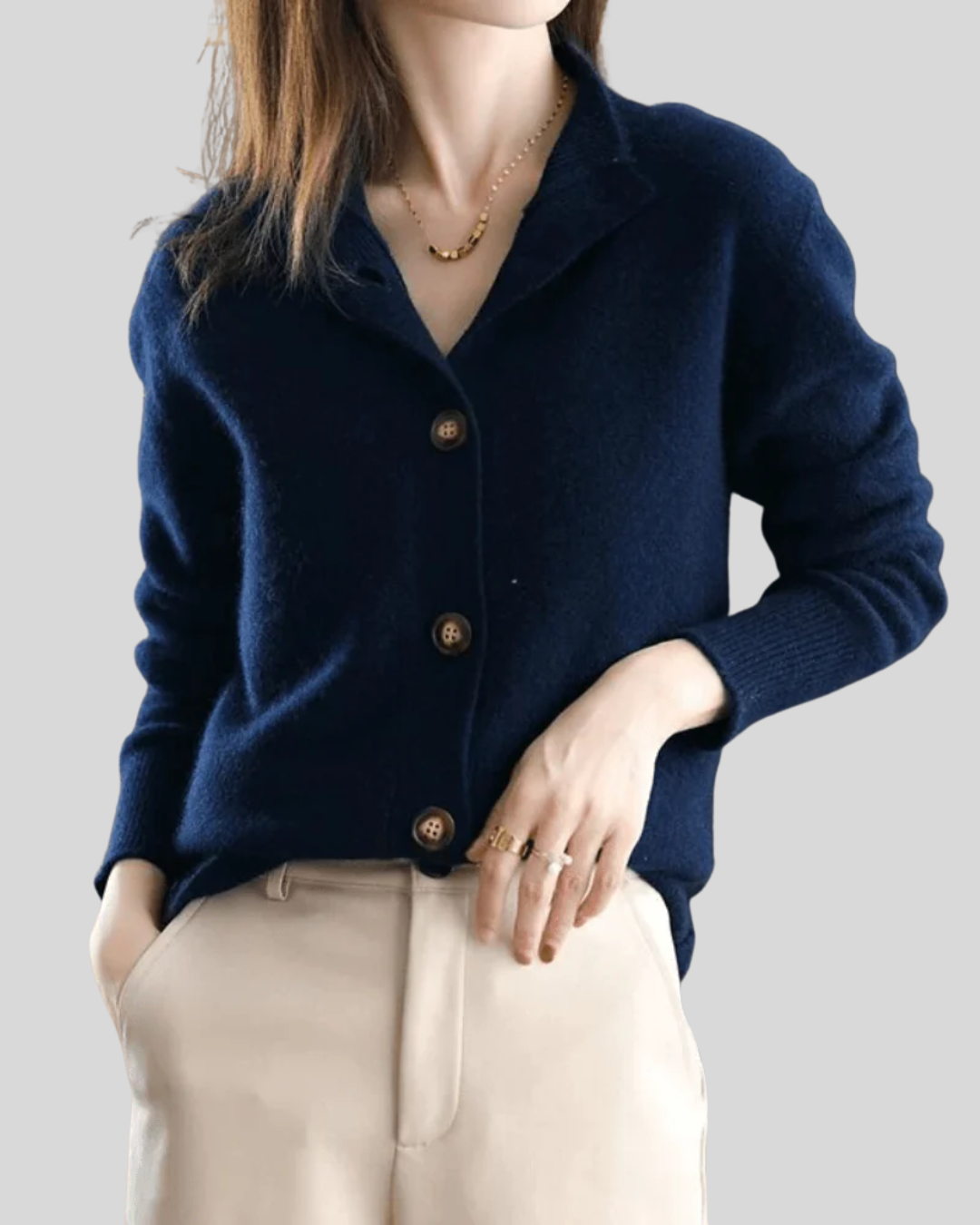 Claire | Retro Stijl Kasjmier Cardigan