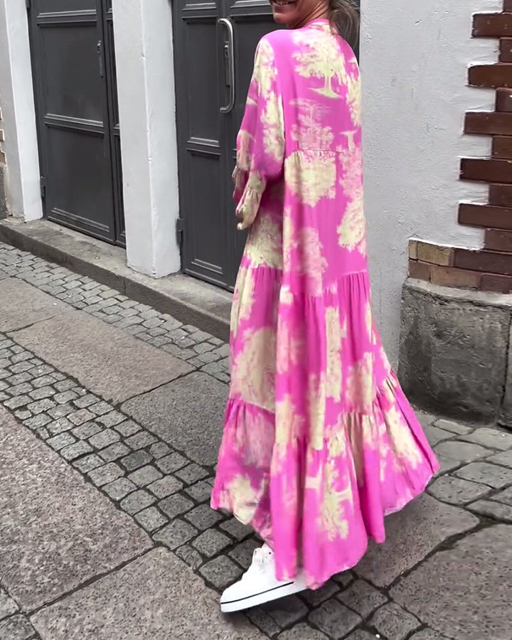 Ophelia - Lange Vloeiende Jurk