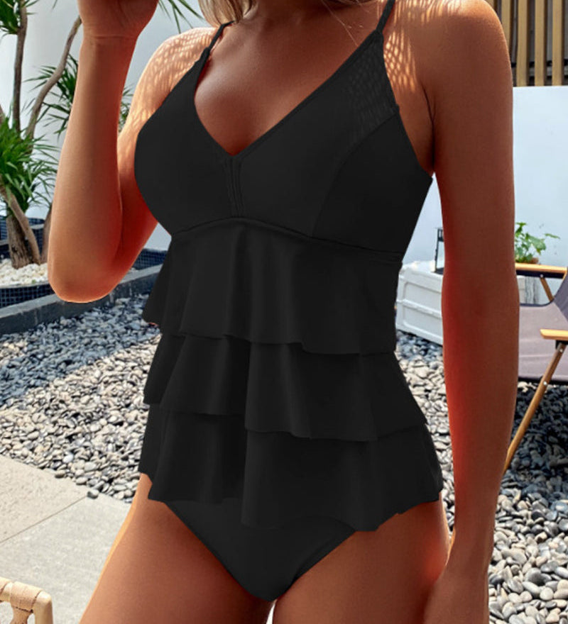 Lia | Elegant badpak met stijlvolle ruches