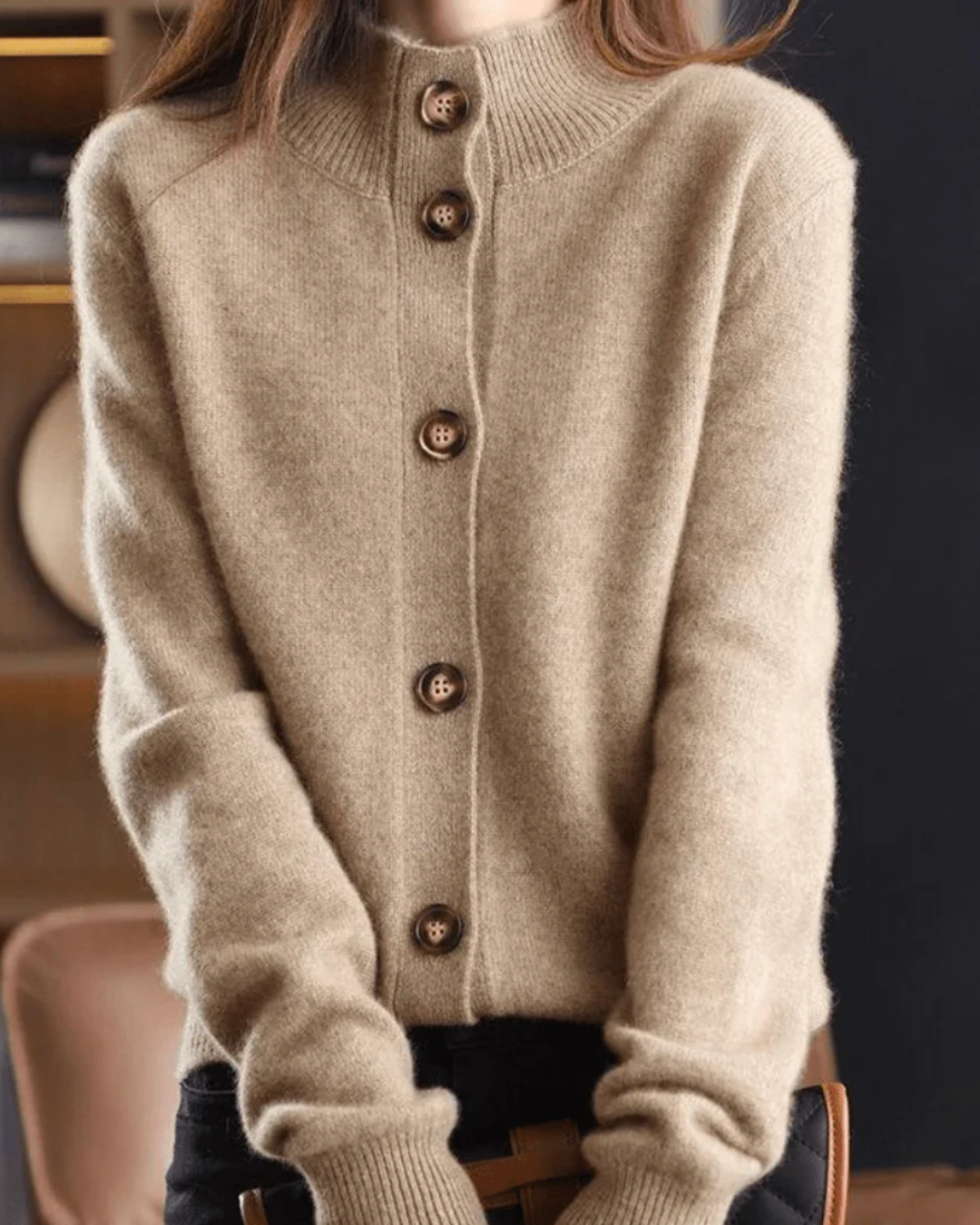 Claire | Retro Stijl Kasjmier Cardigan
