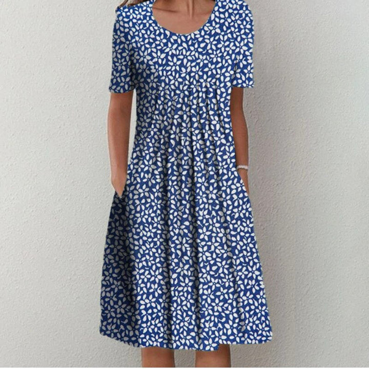 Hailey | Elegante en casual bloemenjurk met zakken