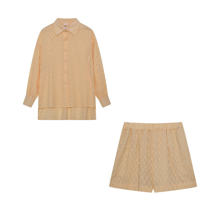 Elizabeth - Set van Blouse en Lichte Shorts